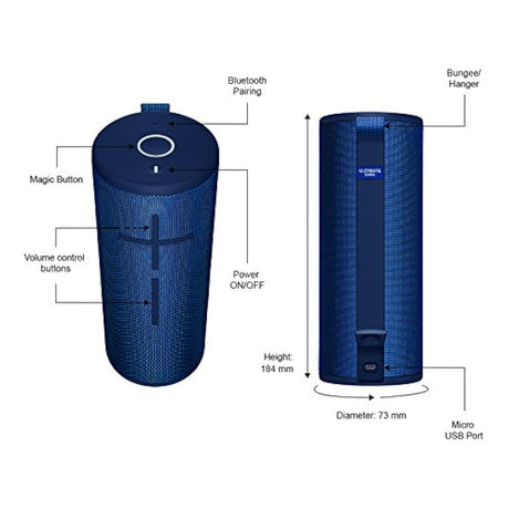 BOOM 3 Parent, parlante acuático sonido bajo el agua