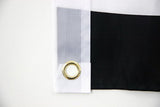 Bandera de poliéster con arandelas de latón