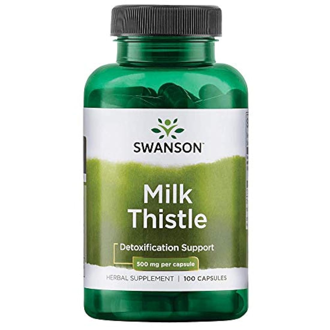 Cardo de leche de espectro completo 500 mg 100 cápsulas