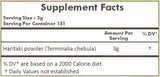 Suplemento Powder Terminalia Chebula Inknut Harde  1 libra