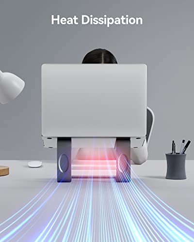 Soporte ergonómico para ordenador portátil gris LORYERGO