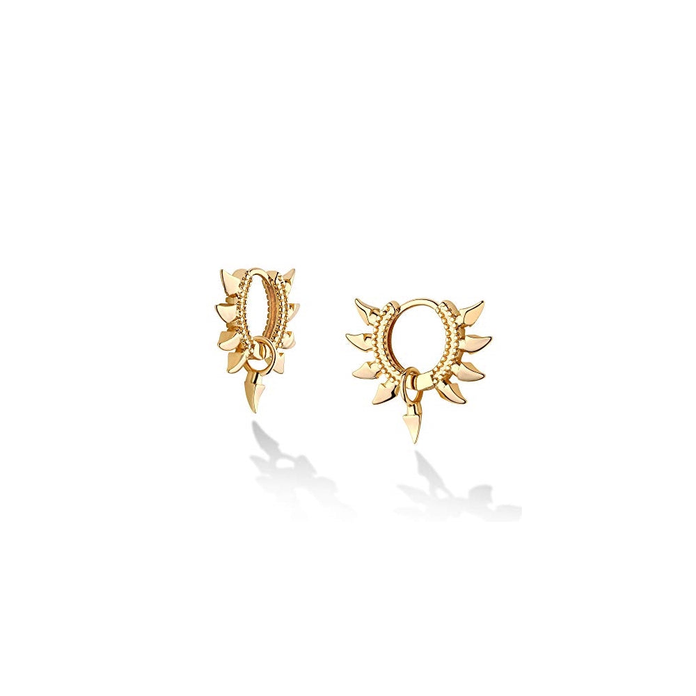 Aretes con circonita cúbica para mujer