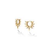 Aretes con circonita cúbica para mujer