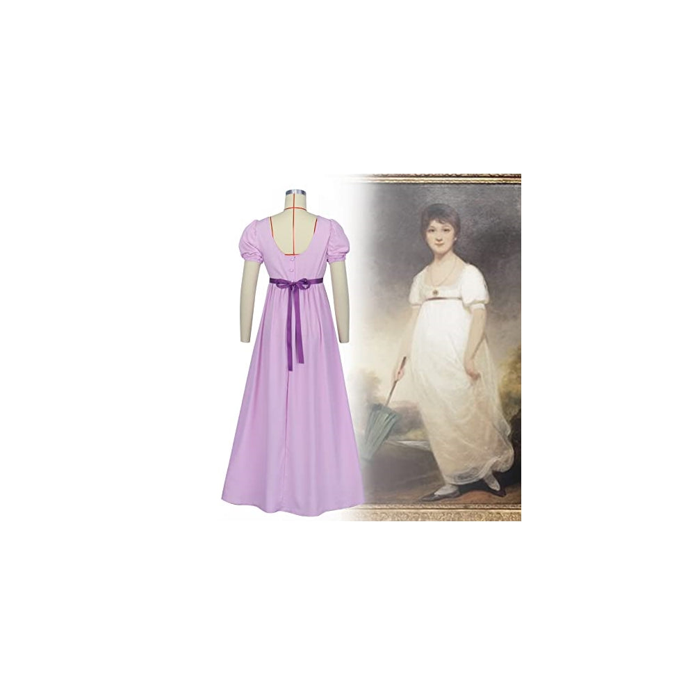 Disfrazde Jane Austen  la época de la Regencia talla S