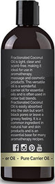 Aceite de Coco Fraccionado para Piel Cabello Cuerpo 100%