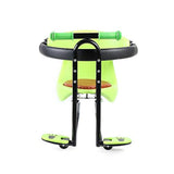 Asiento de bicicleta para niños portátil con pedal