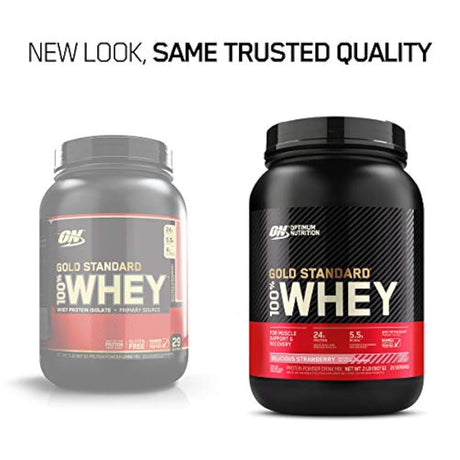 Optimum Nutrition Estándar dorado 100% Proteína de Suero de Leche en Polvo, Pie de lima, 1.8 Libra