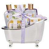 Cesta lujosa de regalo de spa con fragancia de lavanda