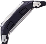 Armitron Sport Unisex 45 / 7034BLK Reloj digital cronógrafo con correa de resina negra acentuada de acero inoxidable