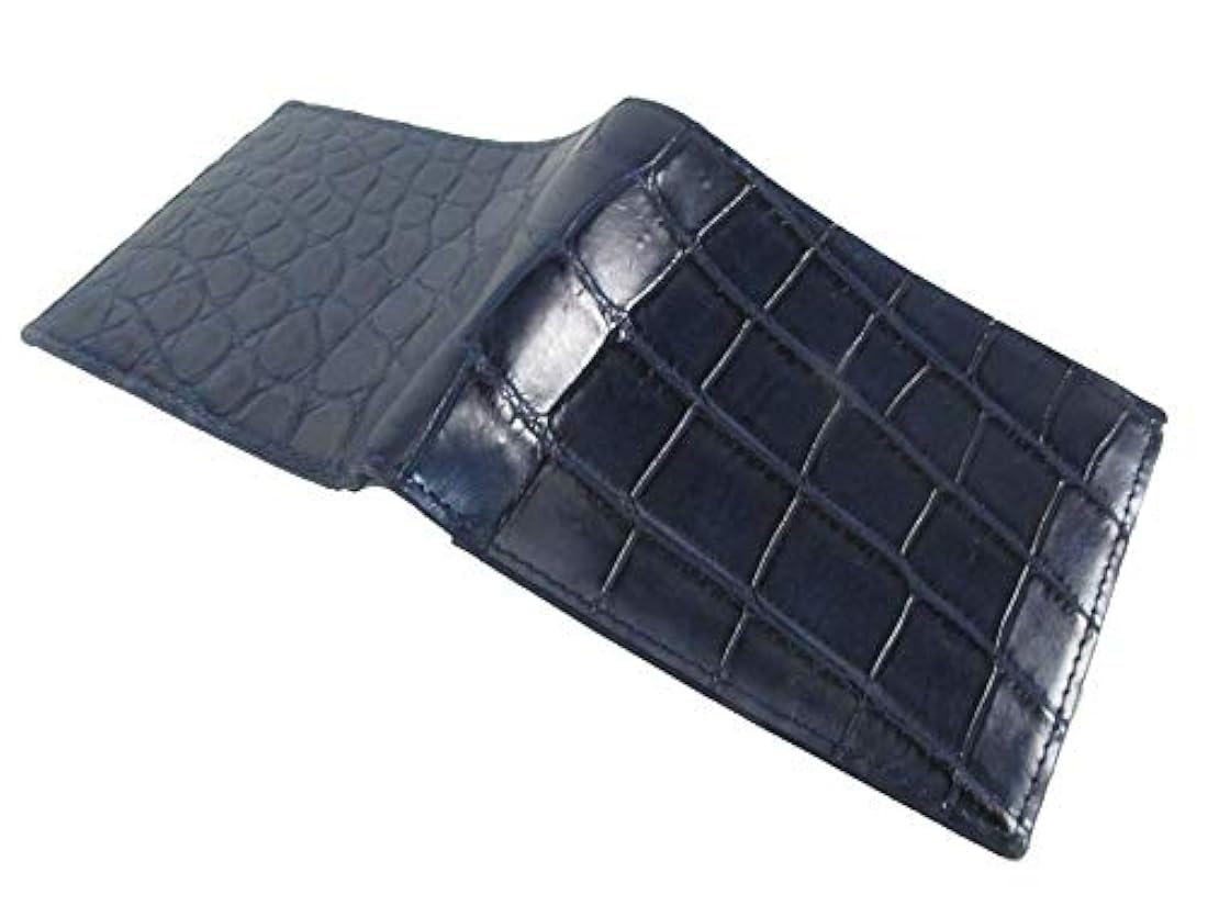 Cartera de piel de cocodrilo genuina piel  suave y delgada