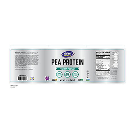 Polvo de proteína de guisante sabor natural