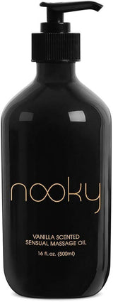 Aceite de masaje de vainilla con aceite de coco NOOKY