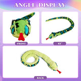 Peluches animal de peluches realista de serpiente 39.4