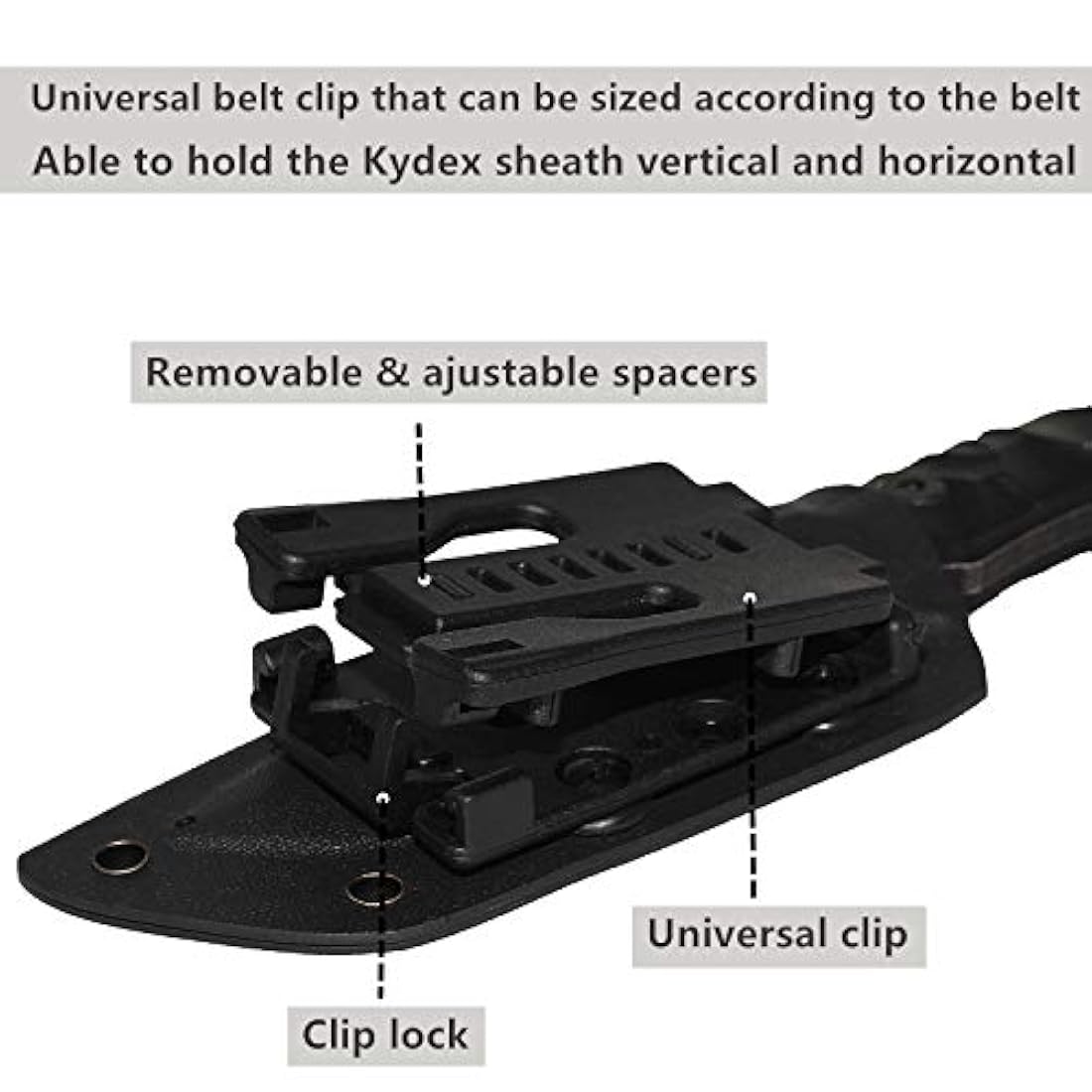 Oerla TAC DE-0014 Cuchillo fijo para uso al aire libre 420HC