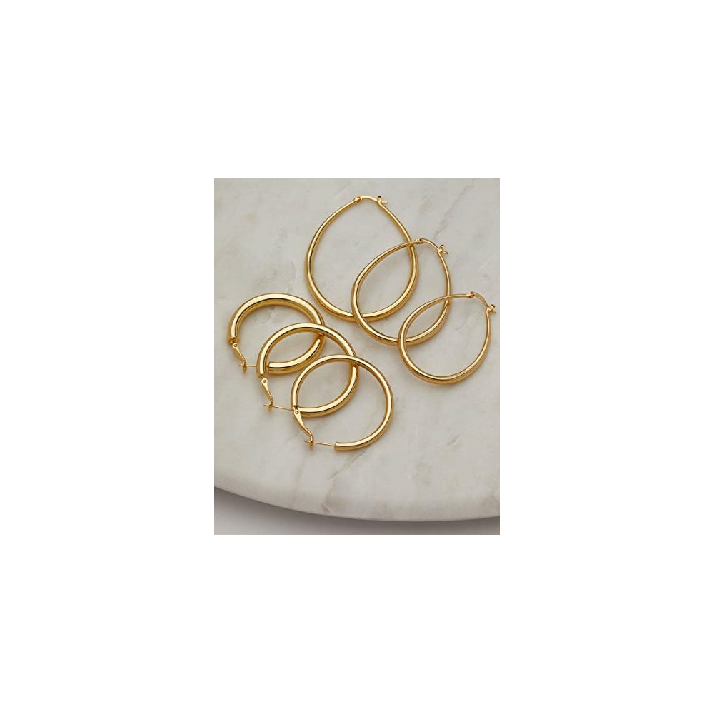 Aretes de aro para mujer