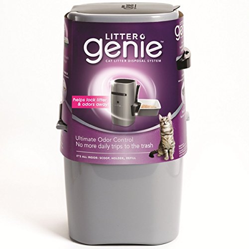 recipiente para arena de gato usada con Control de olor