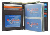 Billetera de piel para hombre Bullz