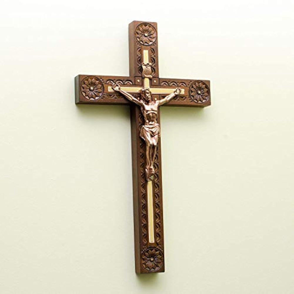 Crucifijo de pared hecho a mano