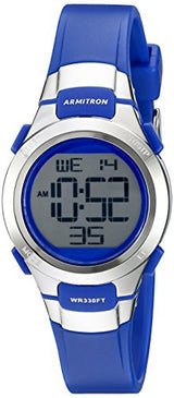 Reloj digital Sport para mujer / Color Azul y Plateado