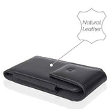 Funda de piel con pinza para cinturón