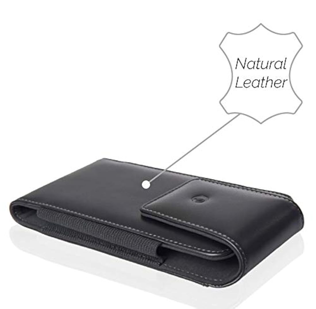 Monsoon Alpha - Funda de piel con clip para cinturón iPhone