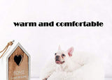 Cama redonda de felpa suave para perros pequeños BODISEINT