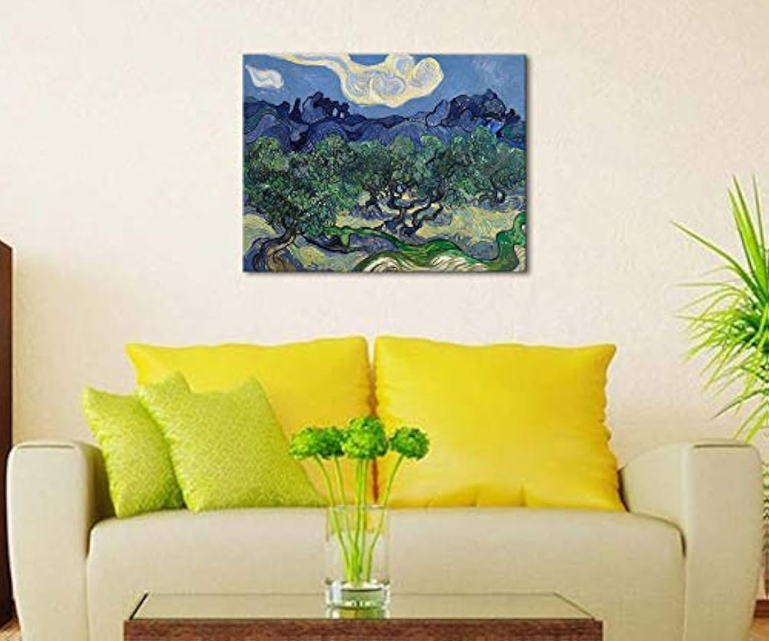 Wieco Art - Pinturas al óleo Reproducción Abstracto