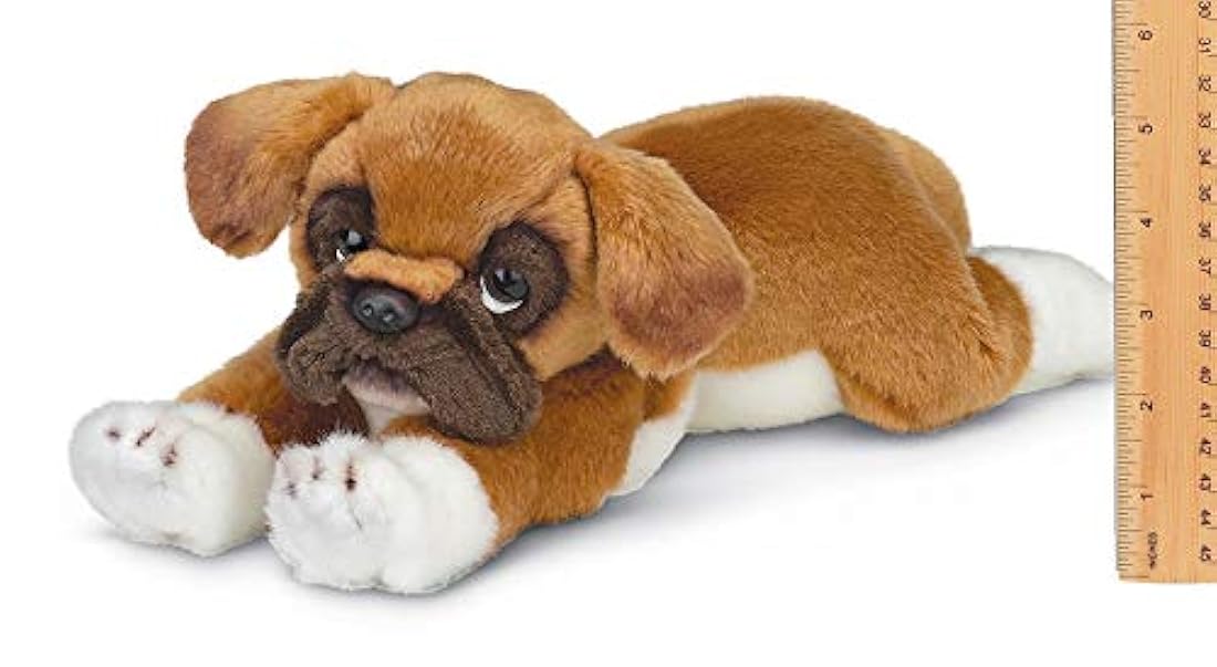 Peluche de  Rascoe perro boxeador, 15 pulgadas
