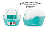 Caja de arena para gatos con capucha Petphabet Jumbo