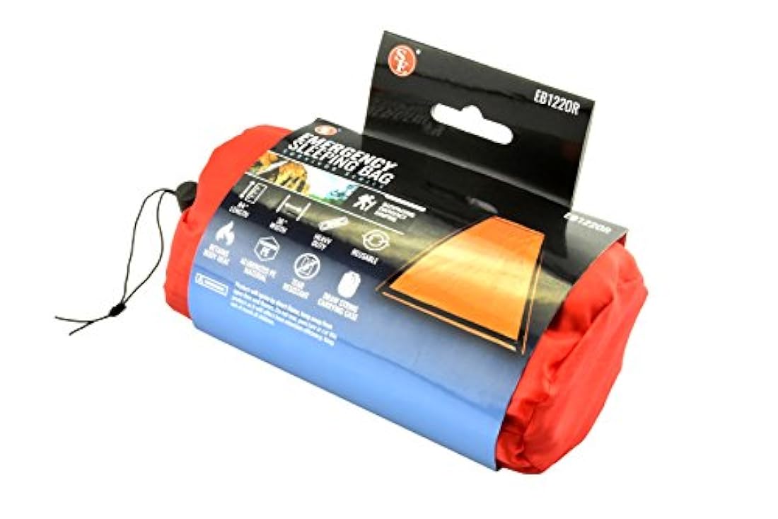 Bolsa de dormir de emergencia con bolsa de transporte