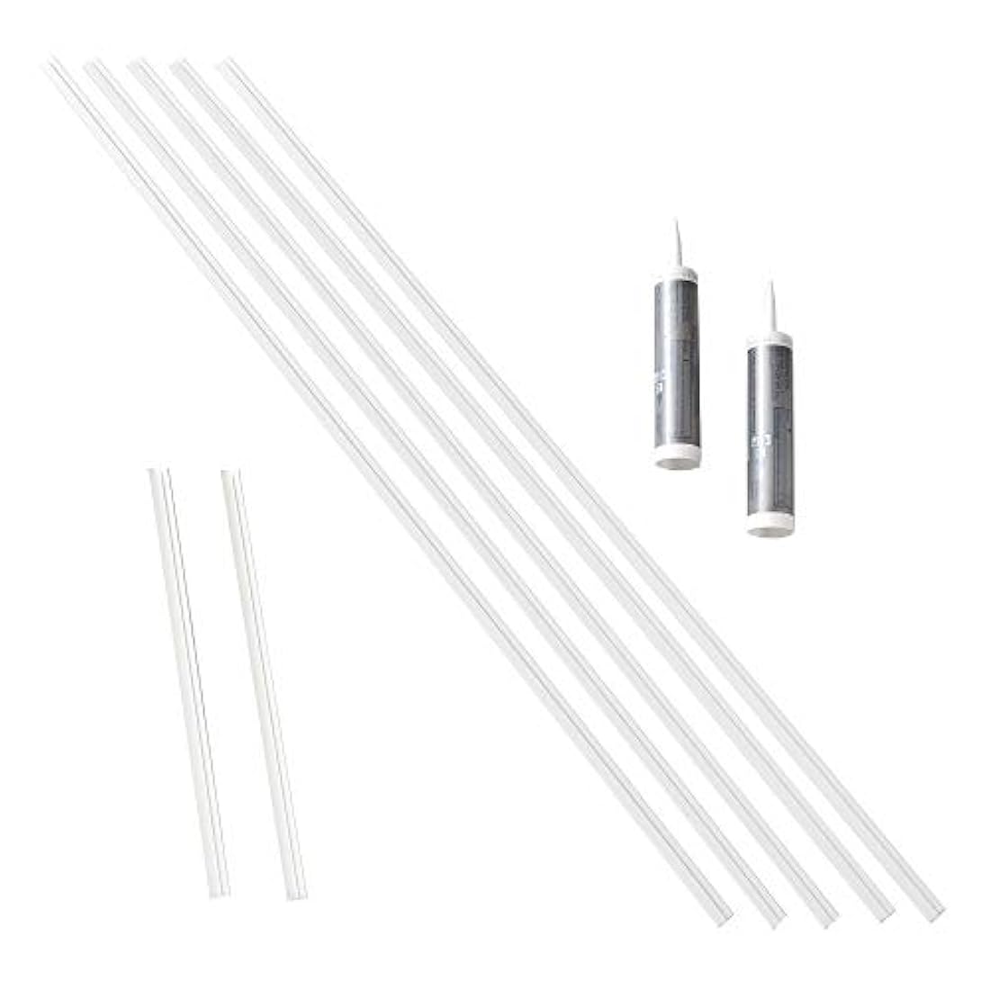 kit decorativo de vinilo color blanco mate