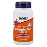 Vitamina D-3 de NOW Foods, NOW1117/490/1501, 1, 1