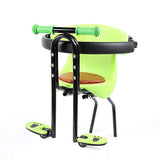 Asiento de bicicleta para niños portátil con pedal
