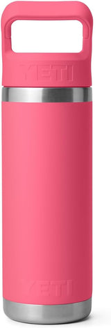 Botella YETI Rambler 18 oz, Acero Inoxidable, Aislada, Con Popote
