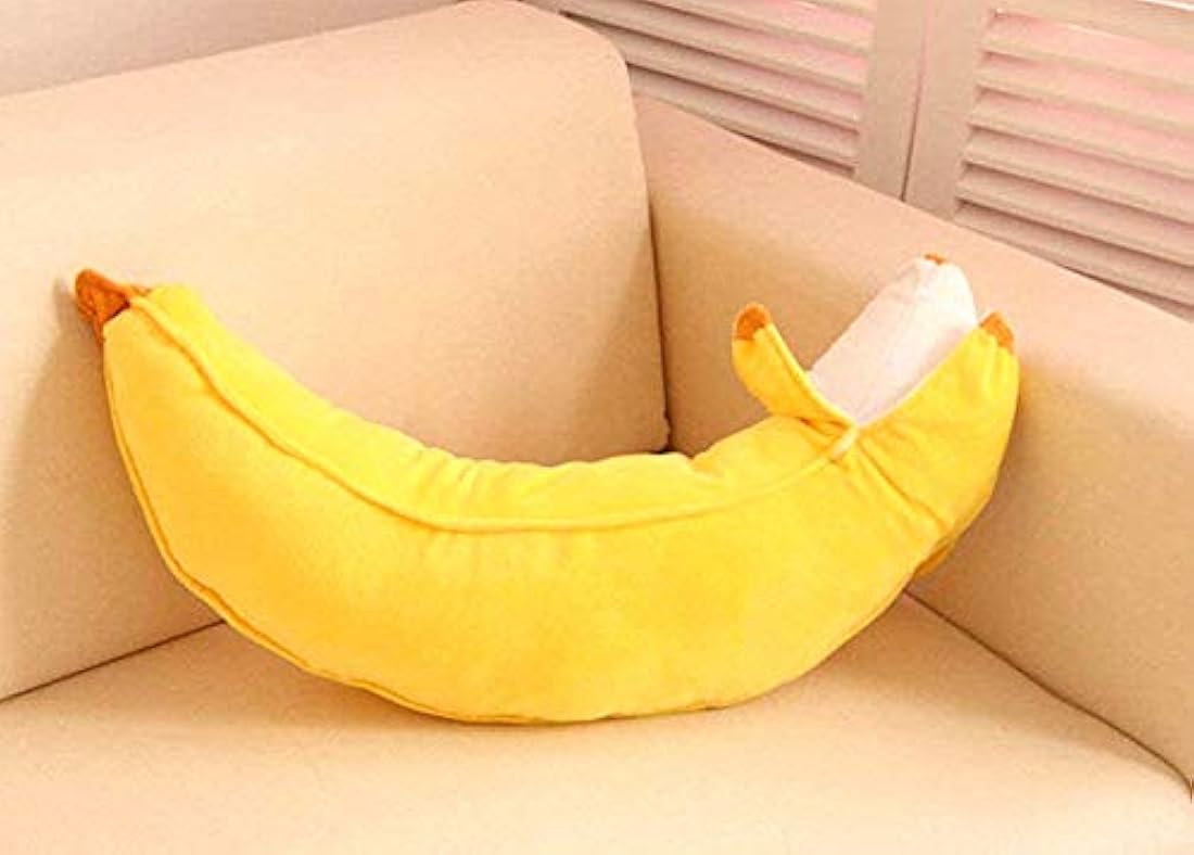 Peluches peluche de plátano pelada de 18.9 in