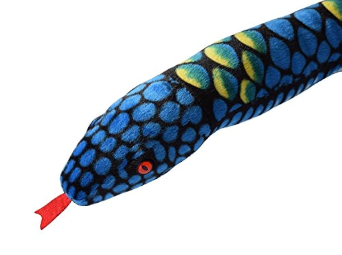 Peluche diseño de serpiente de Boa Gigante azul 113, A-cool