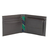 Cartera de piel con bolsillo para monedas