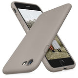DTTOCASE - Funda para iPhone SE 2022/2020, iPhone 8, iPhone 7, funda de silicona líquida para iPhone SE 8 7 de 4.7 pulgadas, funda protectora suave y sedosa colorida para niñas y mujeres, piedra