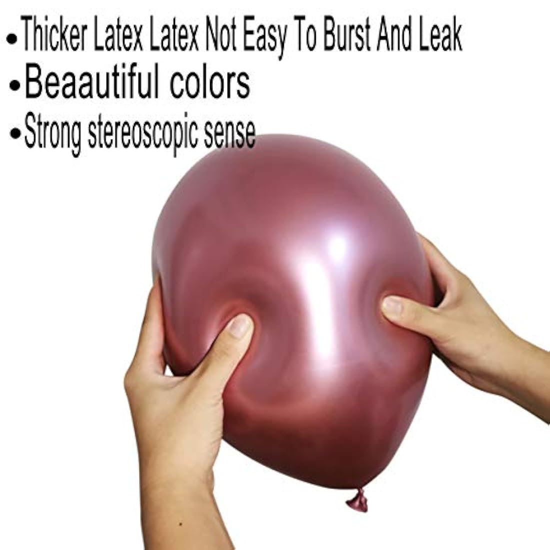 Globos de confeti color metal púrpura y plata