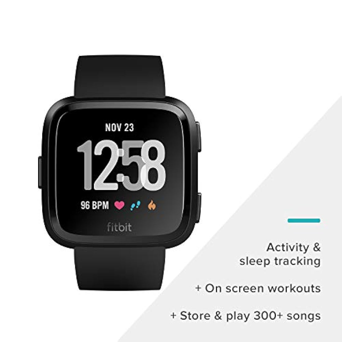 Reloj inteligente Fitbit Versa, talla única Original