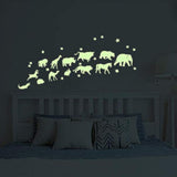 Benbo Unicorn calcomanías de pared que brillan  oscuridad