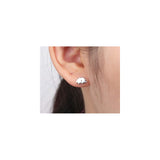 Aretes de Tornillo en bola para mujeres