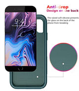 Diverbox Funda para iPhone 8 Plus, iPhone 7 Plus [a prueba de golpes] [a prueba de gotas] [a prueba de polvo], funda de protección resistente para Apple iPhone 8 Plus y 7 Plus (verde oscuro)
