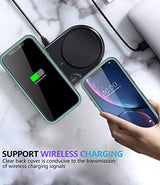Diverbox Funda para iPhone Xr [a prueba de golpes] [a prueba de gotas] [a prueba de polvo], resistente funda de protección para Apple iPhone XR (verde pino)