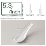 Cucharas de sopa, hueso blanco China