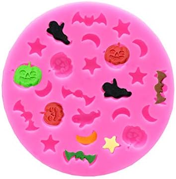 Molde de Silicona Mini Halloween, Ideal para Chocolates y Dulces