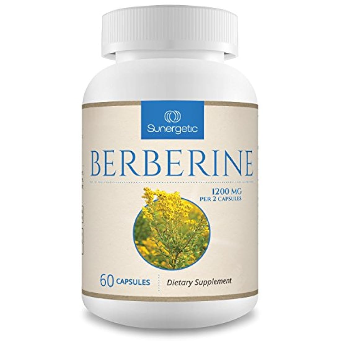 Suplemento superior de berberina 1,200 mg de berberina