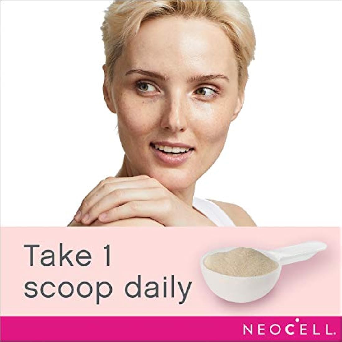 NeoCell Super Colágeno en polvo, 14 onzas, sin OGM, alimentación de hierba, Paleo, sin gluten, péptidos de colágeno tipos 1 y 3 para cabello, piel, uñas y articulaciones (embalaje puede variar), 60 porciones