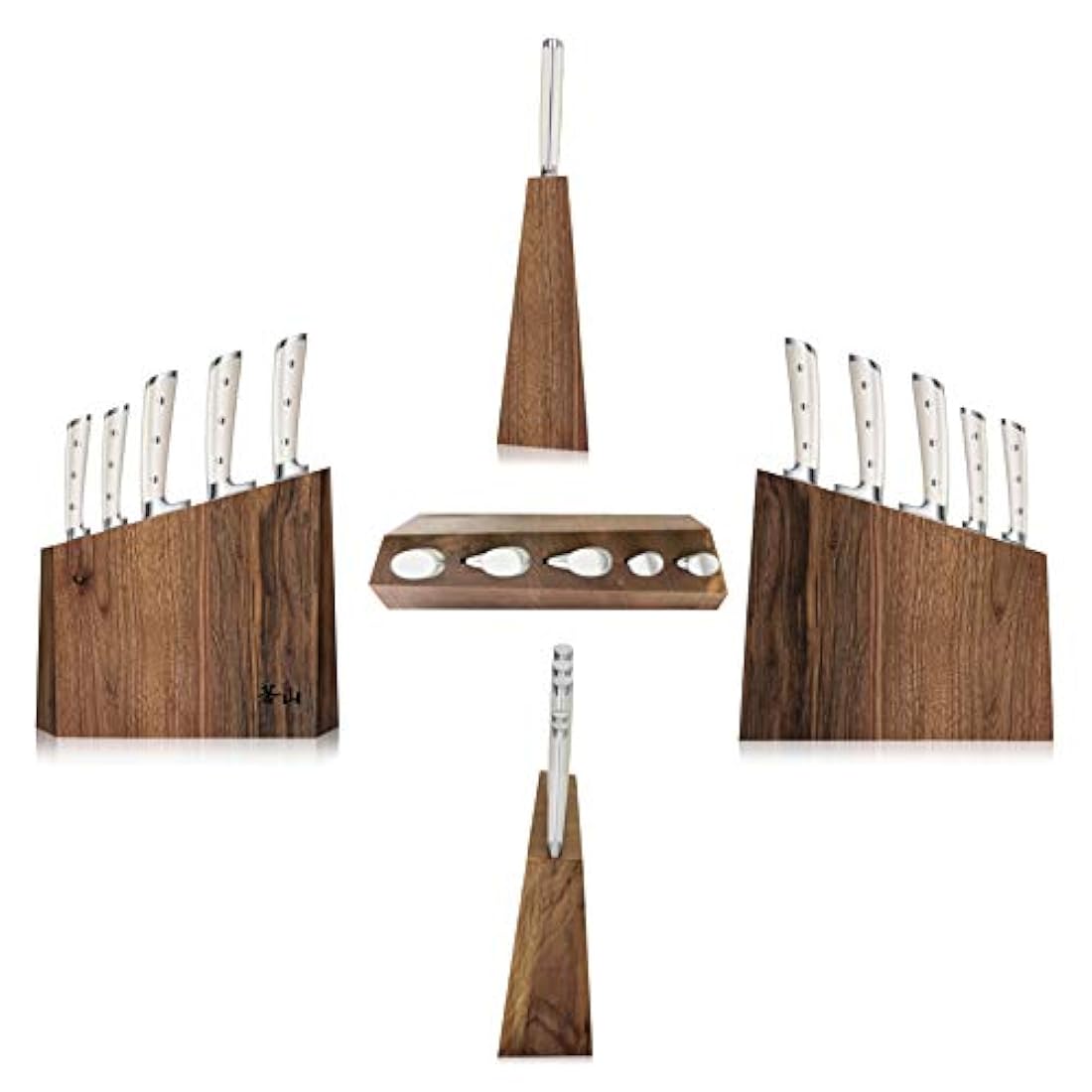 Juego de 6 cuchillos forjados de acero alemán