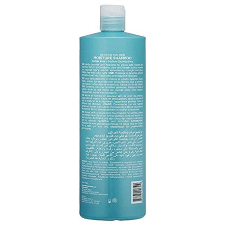 Champú con infusor de queratina para la humedad, 83,8 oz